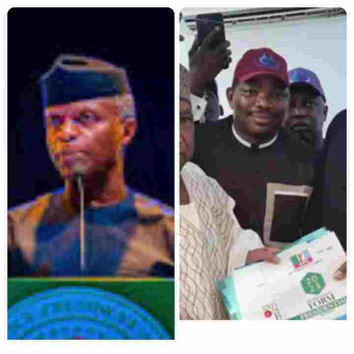 2023[Just In]:Group Rallies Support, Obtains APC’s N100m Presidential form For Vice President Yemi Osinbajo[Details]