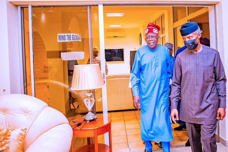 Tinubu Pays Surprise Visit To Osinbajo