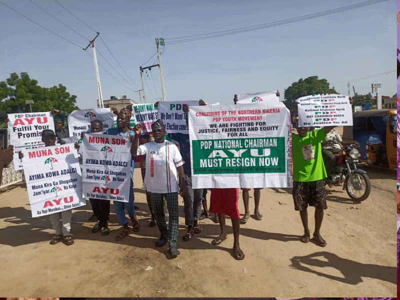 Ayu Must Go: Kastina PDP Youths Stage Protest |Eaglessightnews