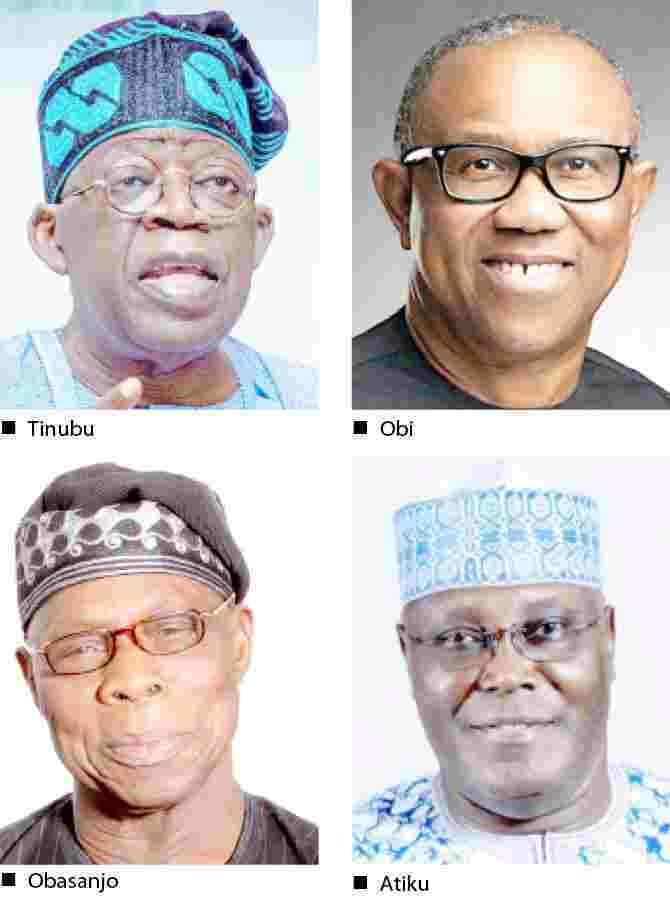 2023: Atiku, Tinubu kick as Obasanjo endorses Peter Obi(Read Full Story Here)-Eaglessightnews