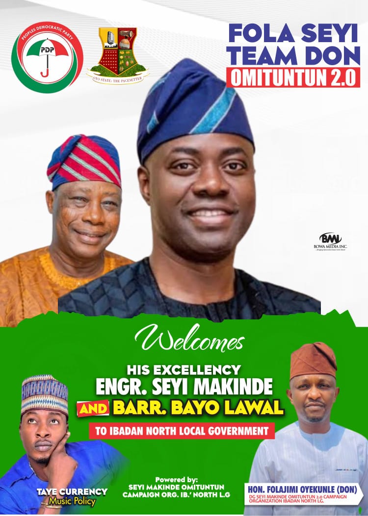 Taye Currency To Entertain  Party Leaders, Members, And Residents At Makinde Campaign Rally In Ibadan North Tomorrow