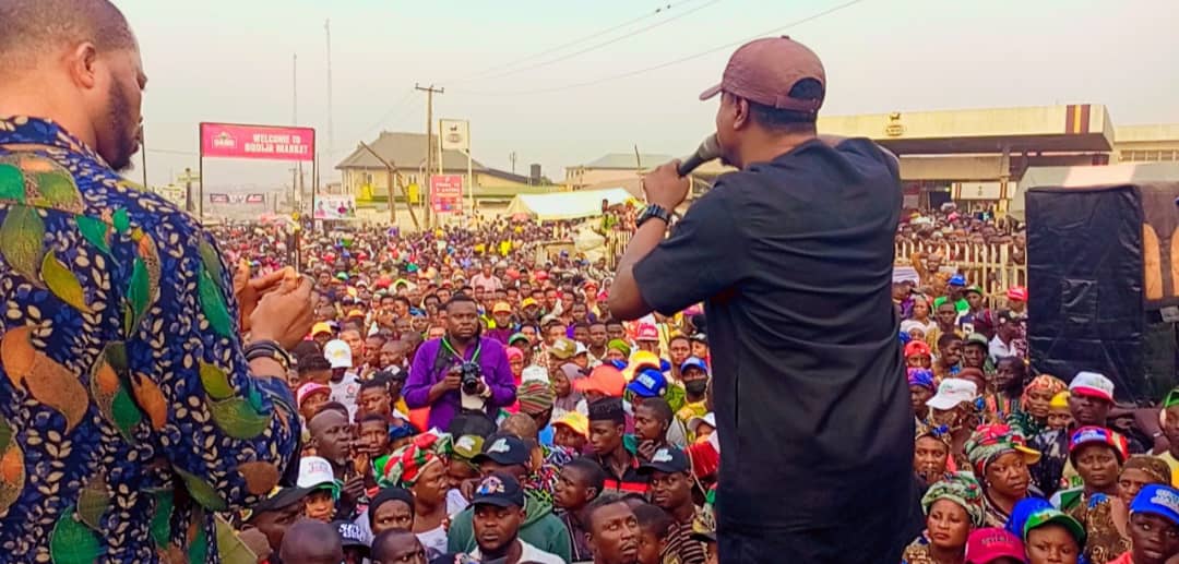 IBADAN NORTH CAMPAIGN: Reciprocate Our Good Deeds With Your Votes On February 25 And March 11~ Makinde Tells Residents(Watch Video +Graphics )