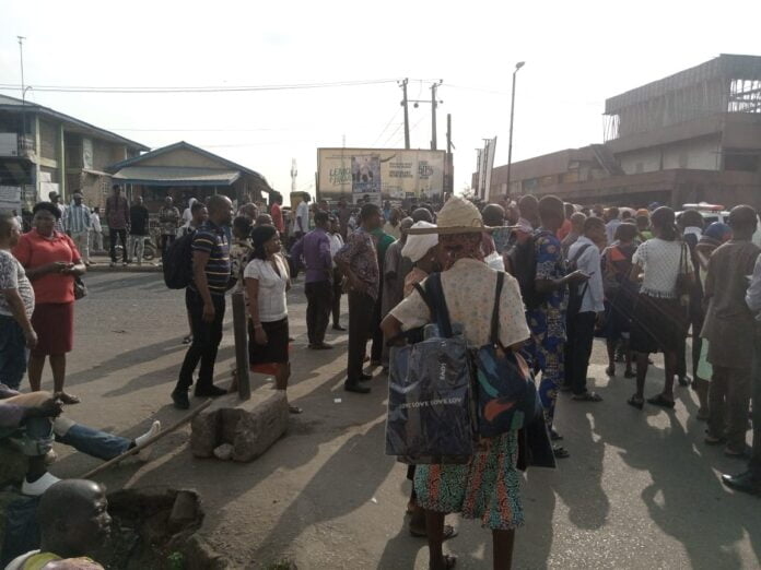 Just In: Soldiers Storm In As Protest Again Breaks Out At The University Of Ibadan Gate Over Cash Crunch, Scarcity of…