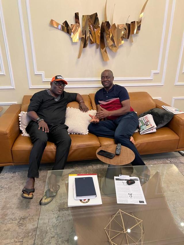 Just In: Olopoeyan Meets Makinde, Reconcile Their…(Photos)