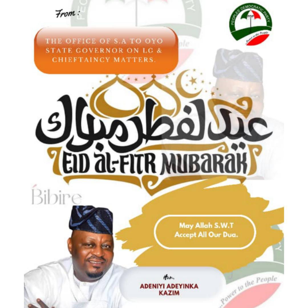 Eid-el-fitr: Bibire Felicitate Muslims ; Urges Them To Uphold Lesson Learnt In The Month Of Ramadan