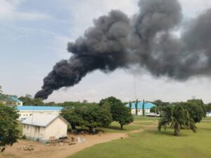UPDATED: Panic As Explosion Rocks Air Force Base In Abuja