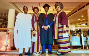 PHOTONEWS: Excitement as Son of Iyaloja General of Oyo state graduates from UK varsity