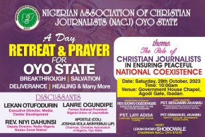 Christian journalists hold retreat in Ibadan, Saturday