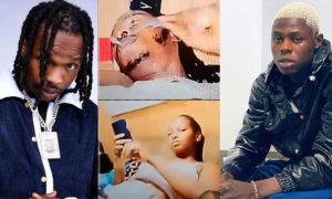 Reactions As Video Of Mohbad’s Wife On Same Bed With Naira Marley Surfaces (Watch)