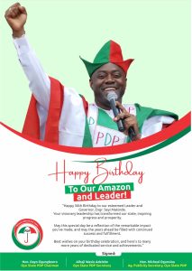 56th Birthday:Oyo PDP Celebrates Governor Makinde   