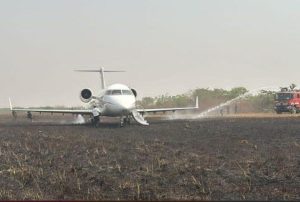Private jet with VIPs onboard crash-lands in Ibadan