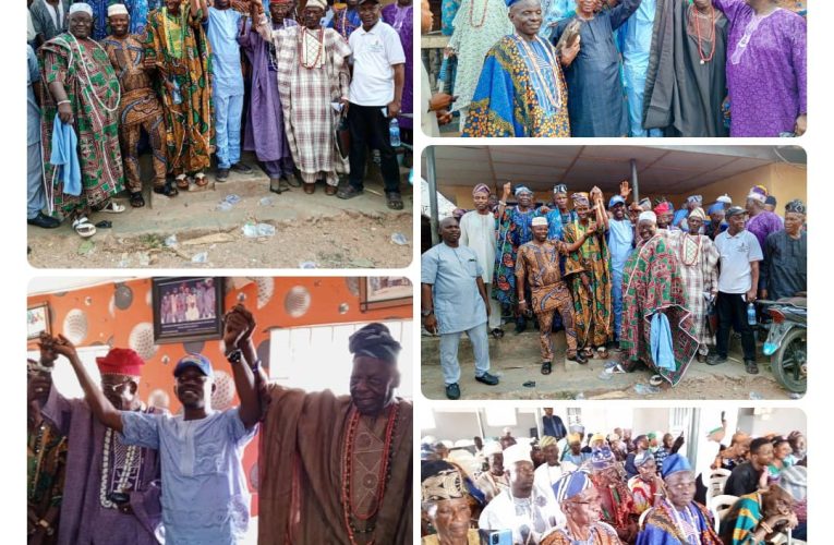 Oyo LG Poll: Oluyole Council of Obas, Baales Unanimously Endorse Akeem Olatunji