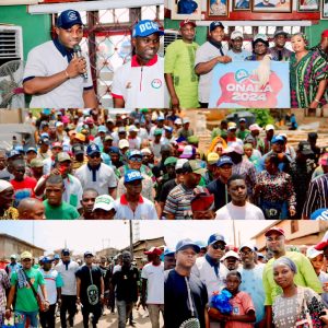 Photos:Residents Agog As Olufade's Campaign Trail Moves to Ibadan North Ward 4