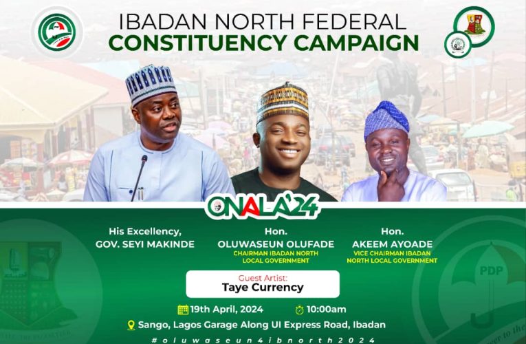 LG Poll:PDP Invites Stakeholders,Residents to Ibadan North Federal Constituency Campaign Flag-off 