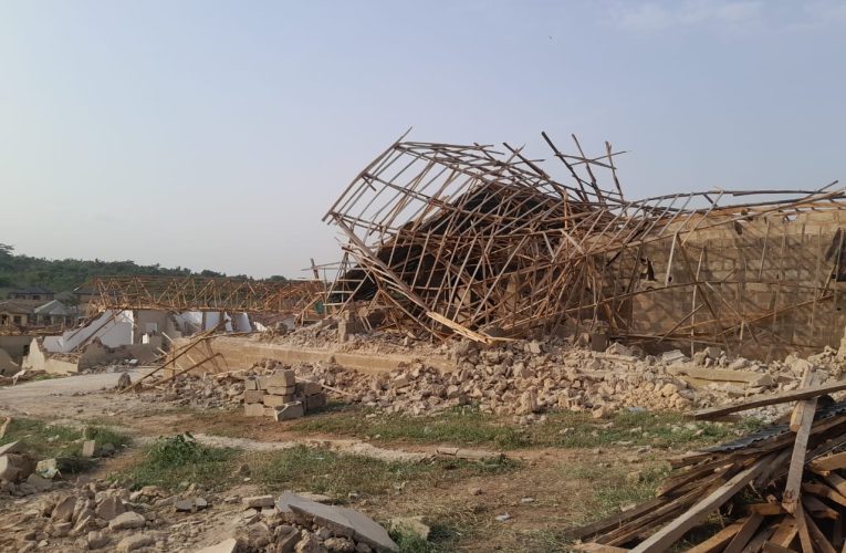 Oyo Govt Demolishes Yoruba Nation Agitators Building, Urges Residents For Immediate Report Of Suspicious Acts(Photos)