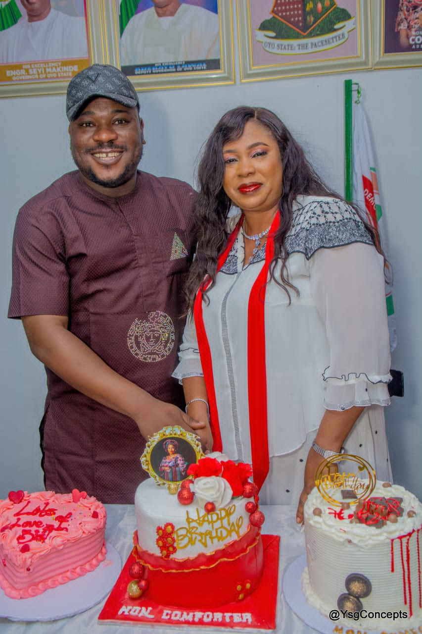 Birthday:Oyo Lawmaker, Comforter Cheers Colleague, Olasunkanmi Babalola