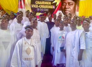 Makinde inaugurates 33 newly elected chairmen, urges them to uphold rule of law