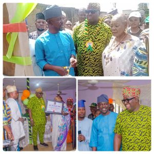 Oluyole LG Boss, Olatunji Commissions Borehole, Power Generator Donated By Akika to Artisans