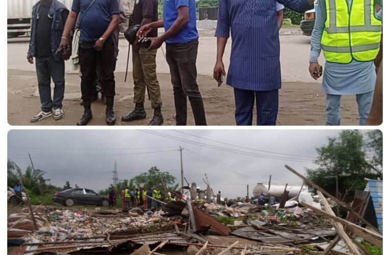 Olatunji Leads Taskforce To Demolish Criminal Hideout In Oluyole