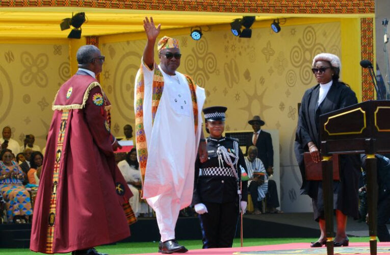 Ghanaians’ New President, Sworn in (Photo)