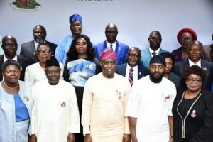 Makinde swears in 48 Permanent Secretaries.