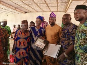 Oluyole Shines as Lawmaker Waheed Akintayo Engages Communities, Flags Off Light-Up Initiative(Photos)