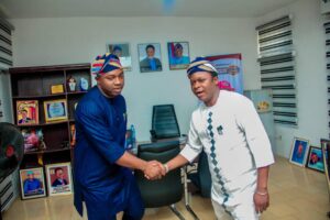 Birthday: Ibadan North Council Boss, Olufade, Felicitates Oyo Youth Agency Chairman, Adebowale Falana