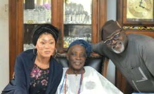 Odidiomo, Wife Visit Olubadan-Designate Ladoja, Hail His Emergence as “Historic and Divine"
