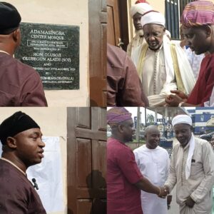 Olufade Commissions Adamasingba Central Mosque Renovated by Champion Of Ibadan Culture, Hon. Olusoji Alade (SOJ)