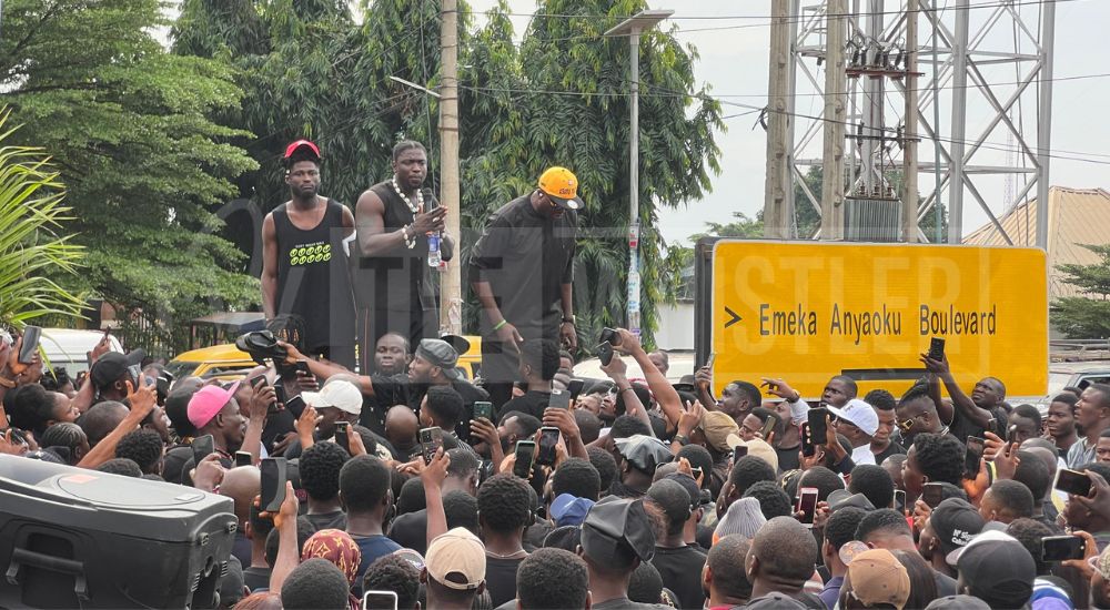 VeryDarkMan Leads Protest in Anambra Over Fish Magnet CEO’s Murder