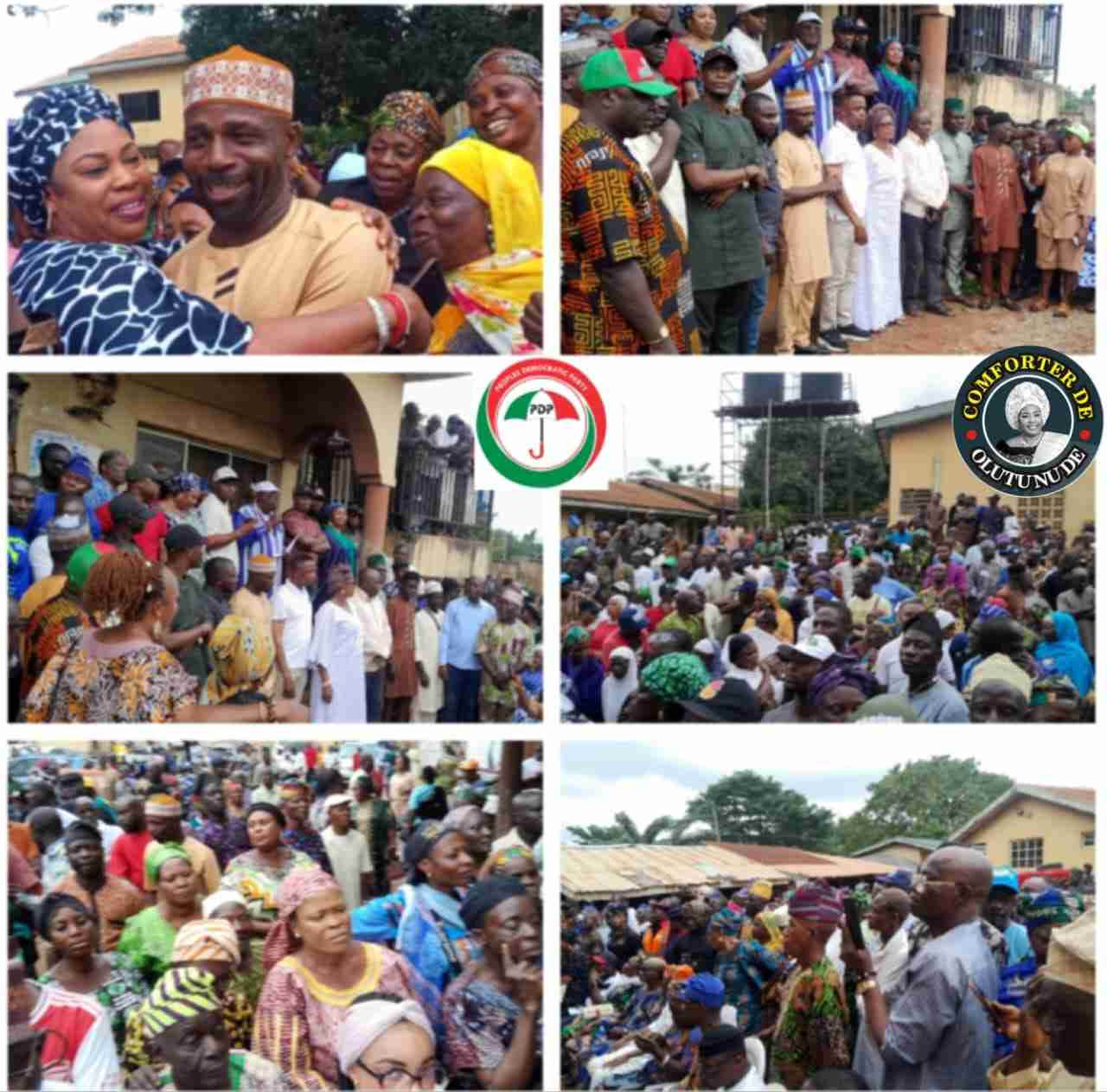 “Hon. Comforter Hails Ibadan North PDP Chairman, Excos on Victory, Commends Peaceful Congress Across Oyo State
